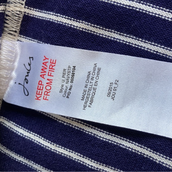JOULES BRETON STRIPE Cotton knit dress! New without Tags— never worn. Size 6. - Picture 6 of 10